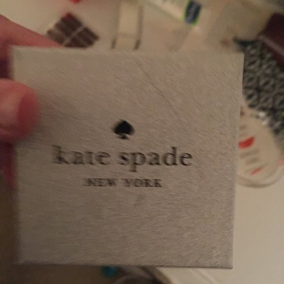 kate spade Everyday Spade Slider Bracelet gold/clear nwt - Picture 7 of 8